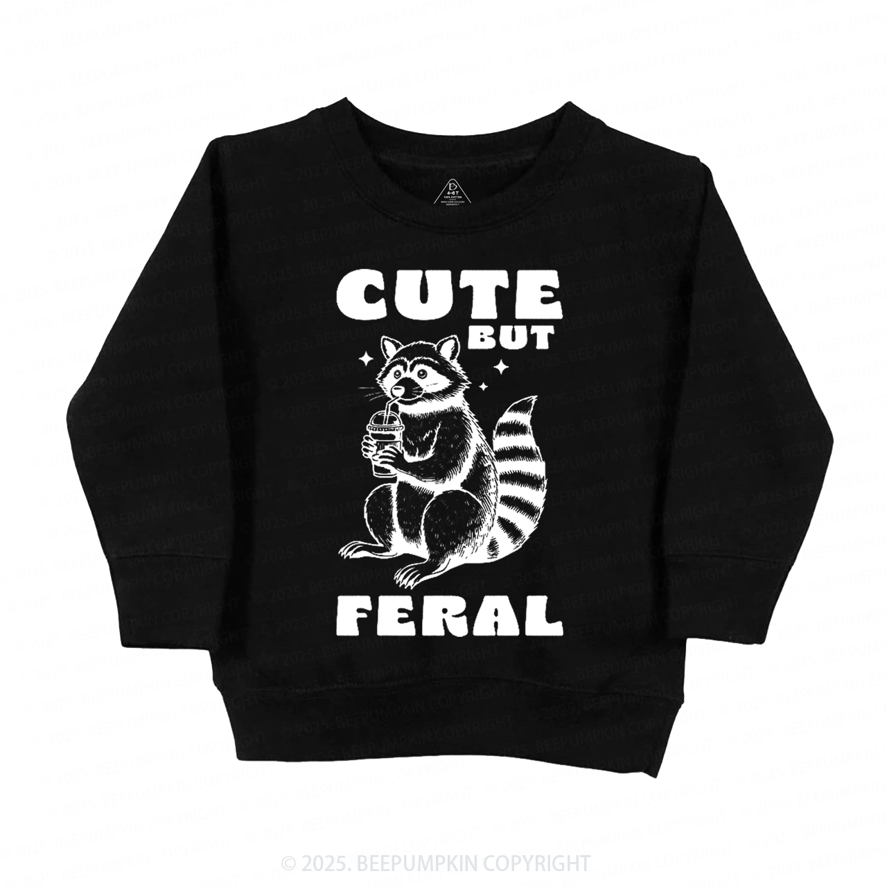 Cute But Feral Kid's Sweatshirt