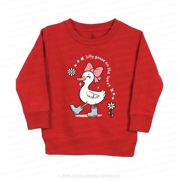 One Silly Goose Kid's Sweatshirt