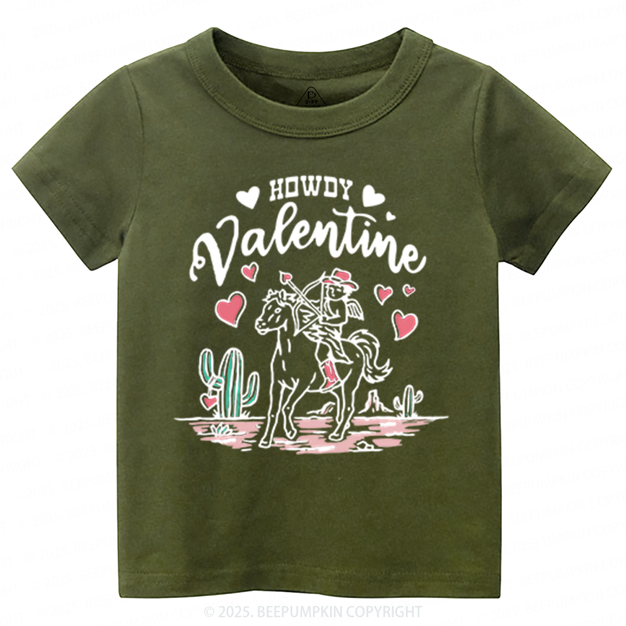 Howdy Valentine Toddler&Kid's Tees Beepumpkin