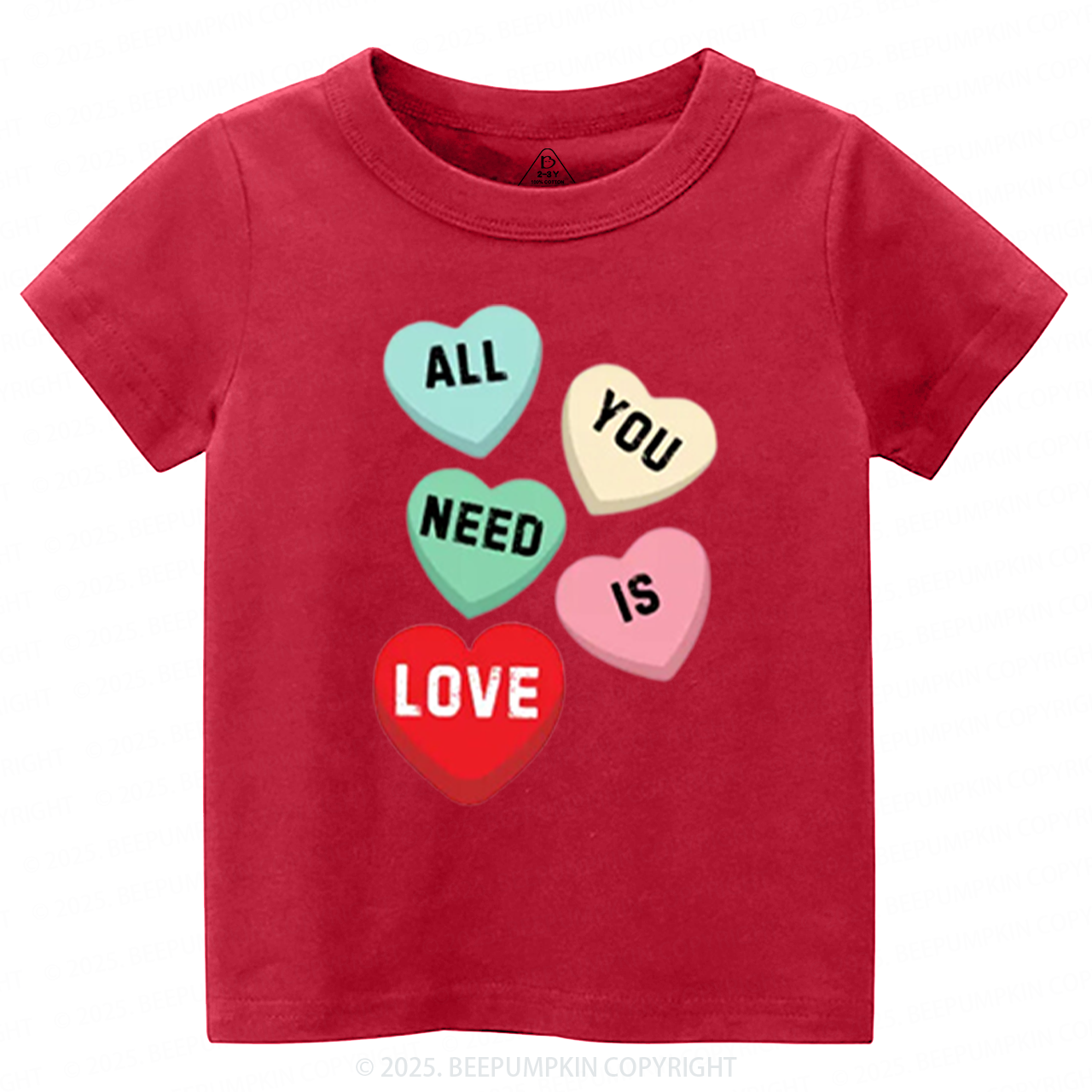 All You Need Is Love Toddler&Kid's Tees Beepumpkin