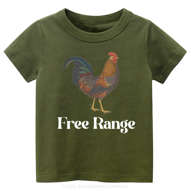 Free Range Chicken Toddler&Kid's Tees Beepumpkin