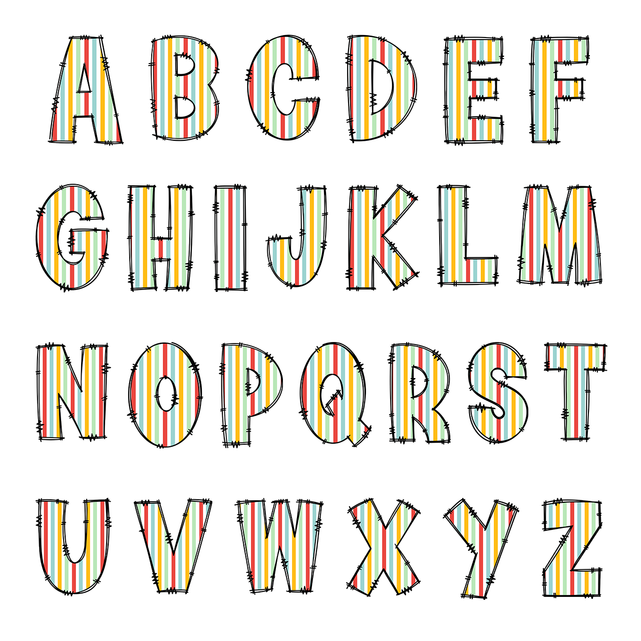 Personalized Alphabet Kid's Hoodies Beepumpkin