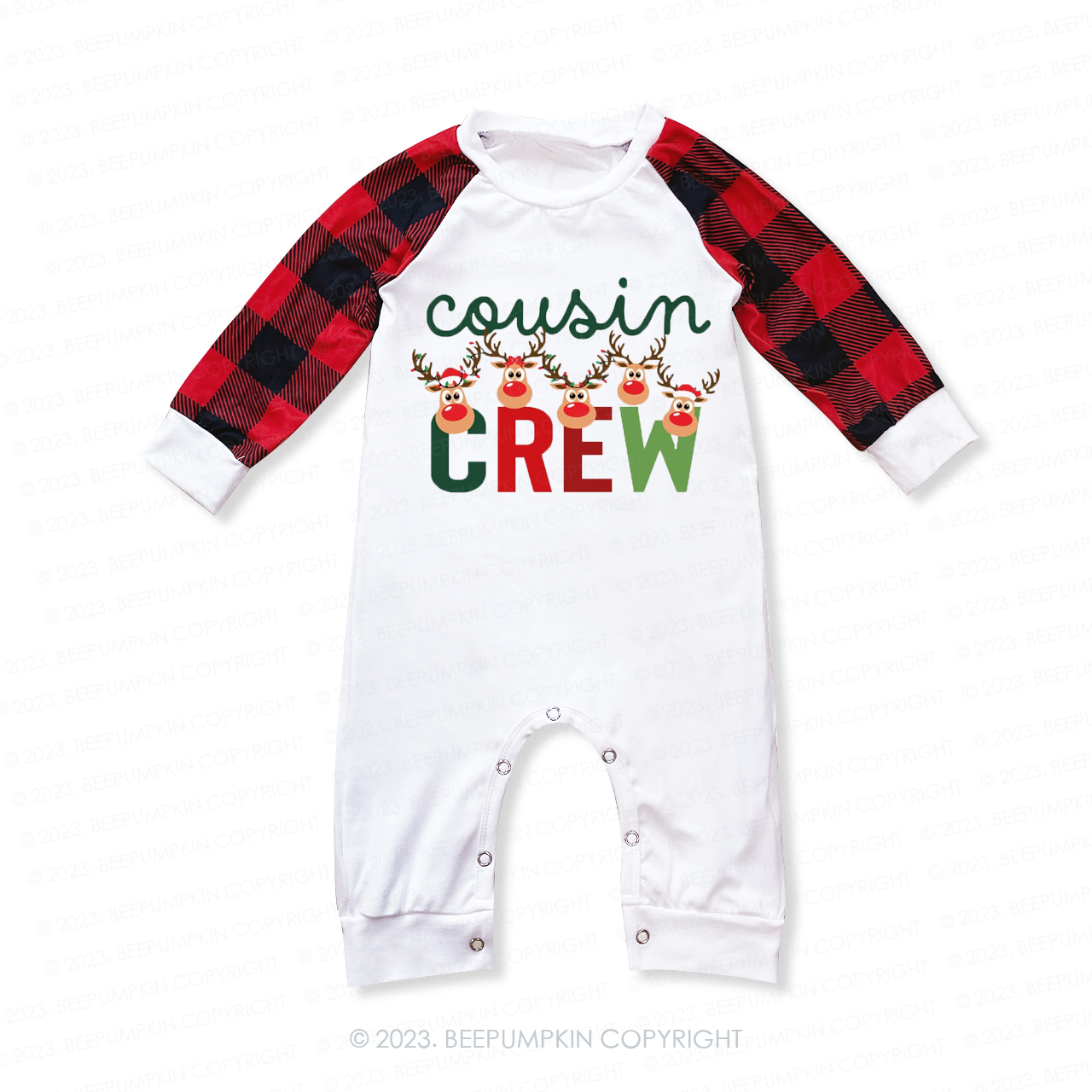 2023 Chirstmas Cousin Deer Crew Family Matching Pajamas Beepumpkin