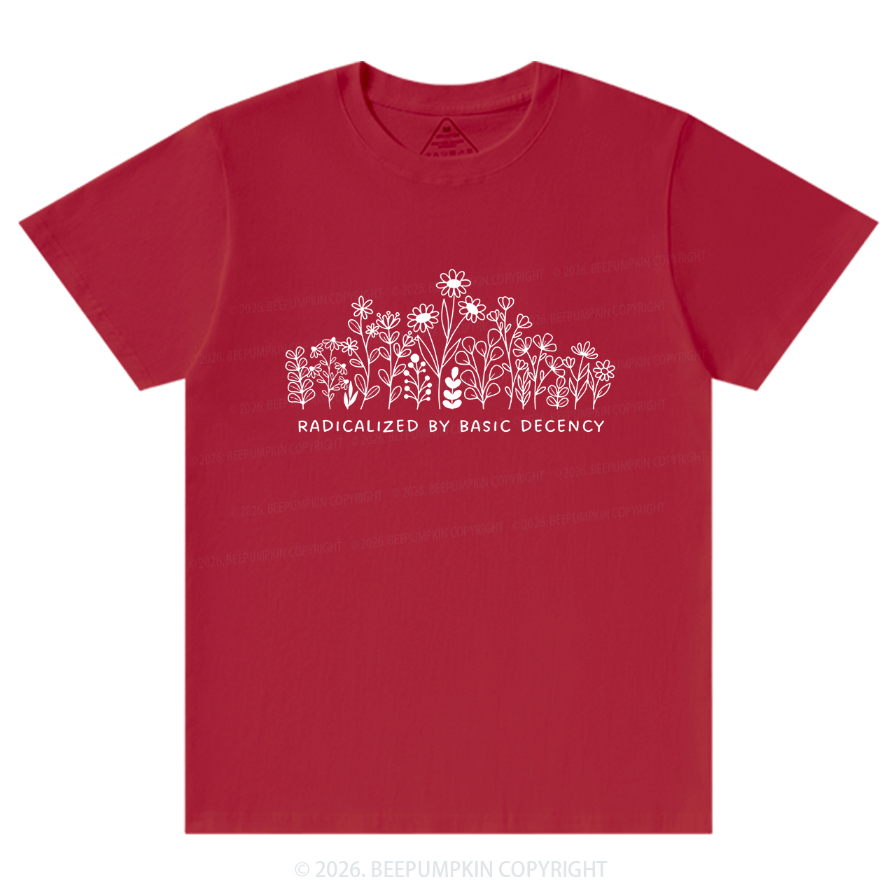 Radicalized by Basic Decency Peaceful T-Shirts