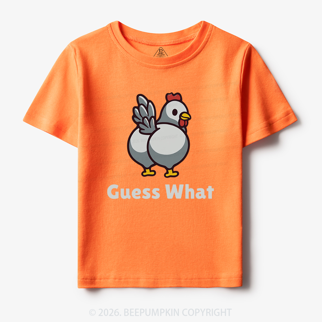 Chicken Butt Guess What Funny Poultry Pun Toddler&Kid's Tees