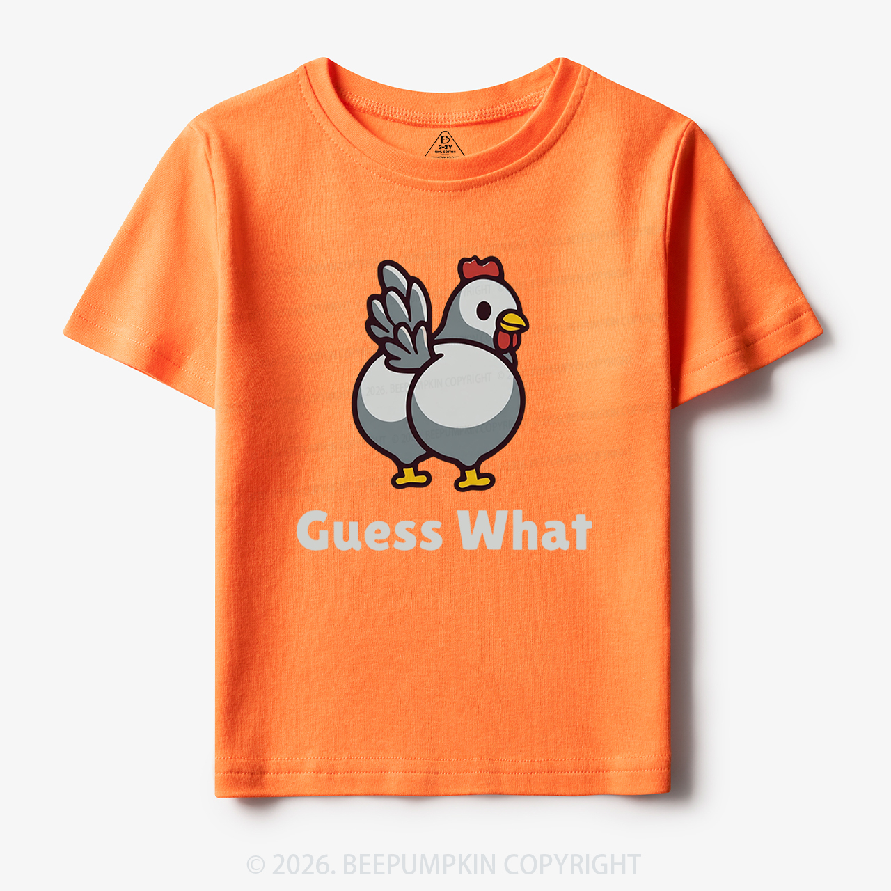 Chicken Butt Guess What Funny Poultry Pun Toddler&Kid's Tees