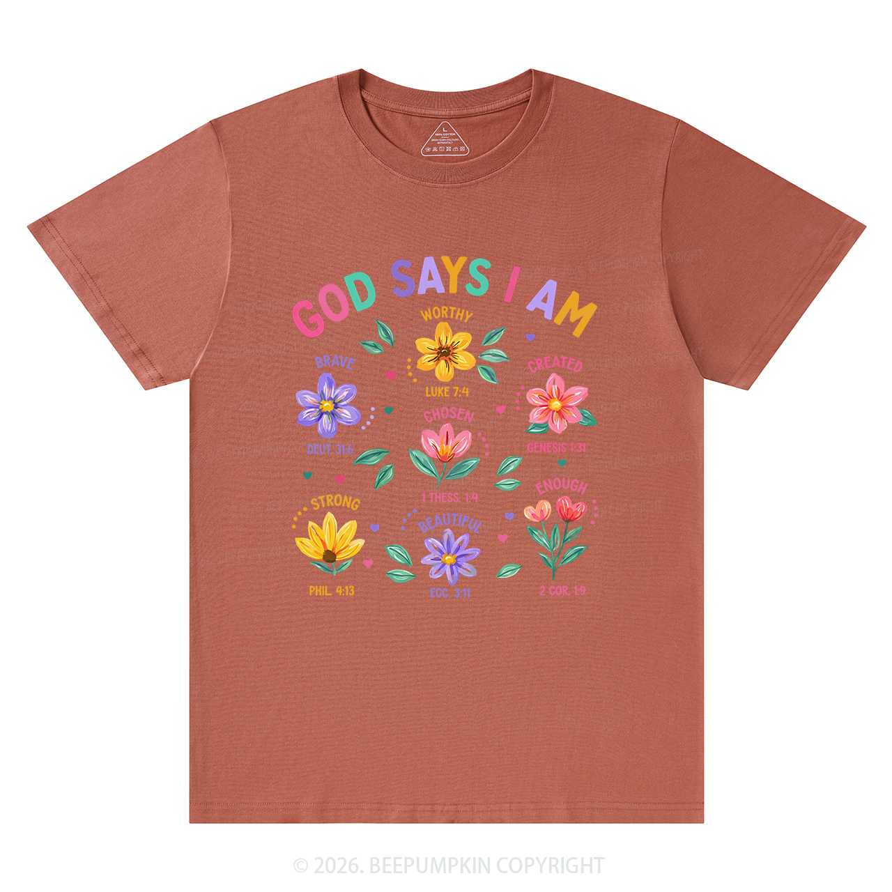 God Says I Am Flowers Shirts