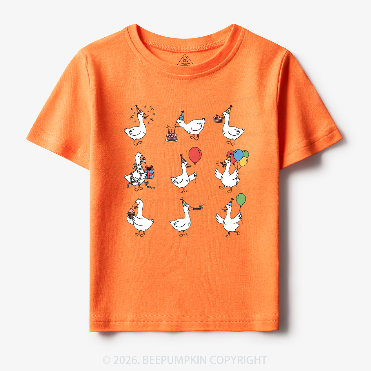 Silly Goose Birthday Toddler&Kid's Tees