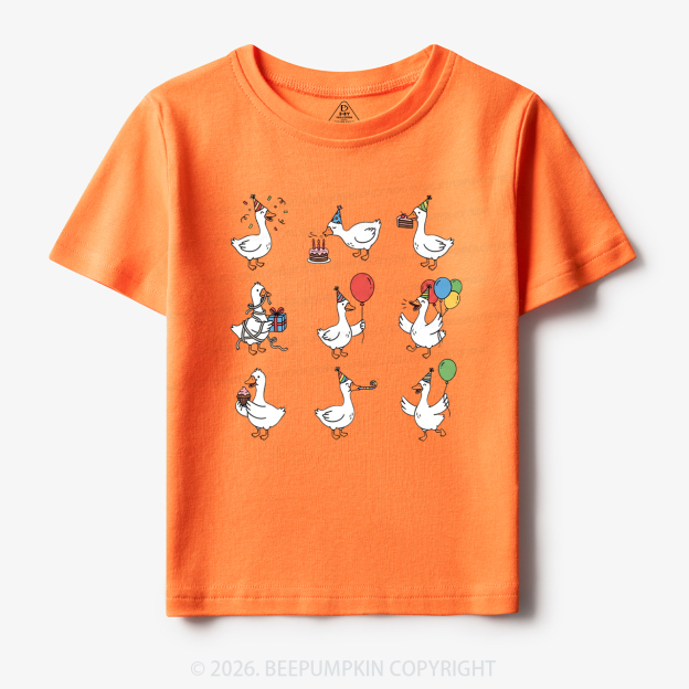 Silly Goose Birthday Toddler&Kid's Tees