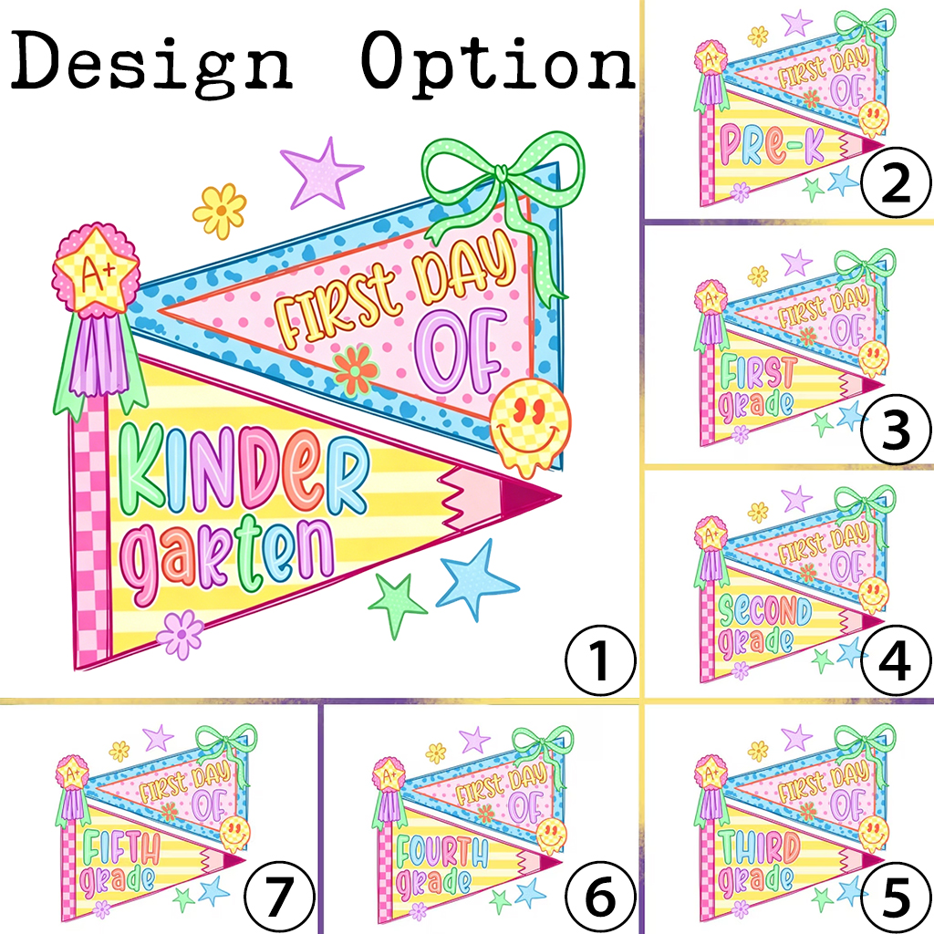 Floral Apple Pre-k 1st/2nd/3rd/4th/5th Grade Toddler&Kid's Tees