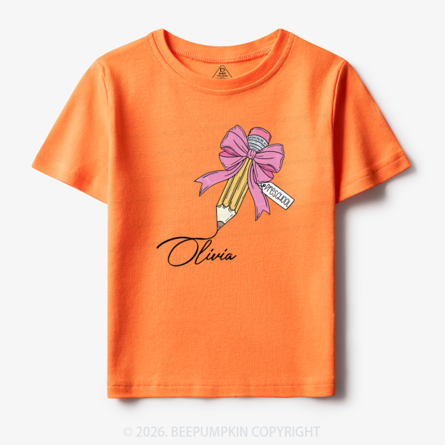 Personalized Preschool Back To School Toddler&Kid's Tees