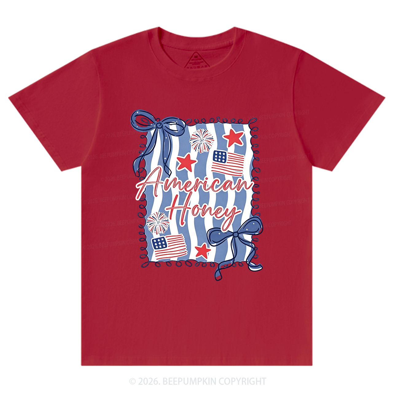 American Honey Flag Bows T-Shirts