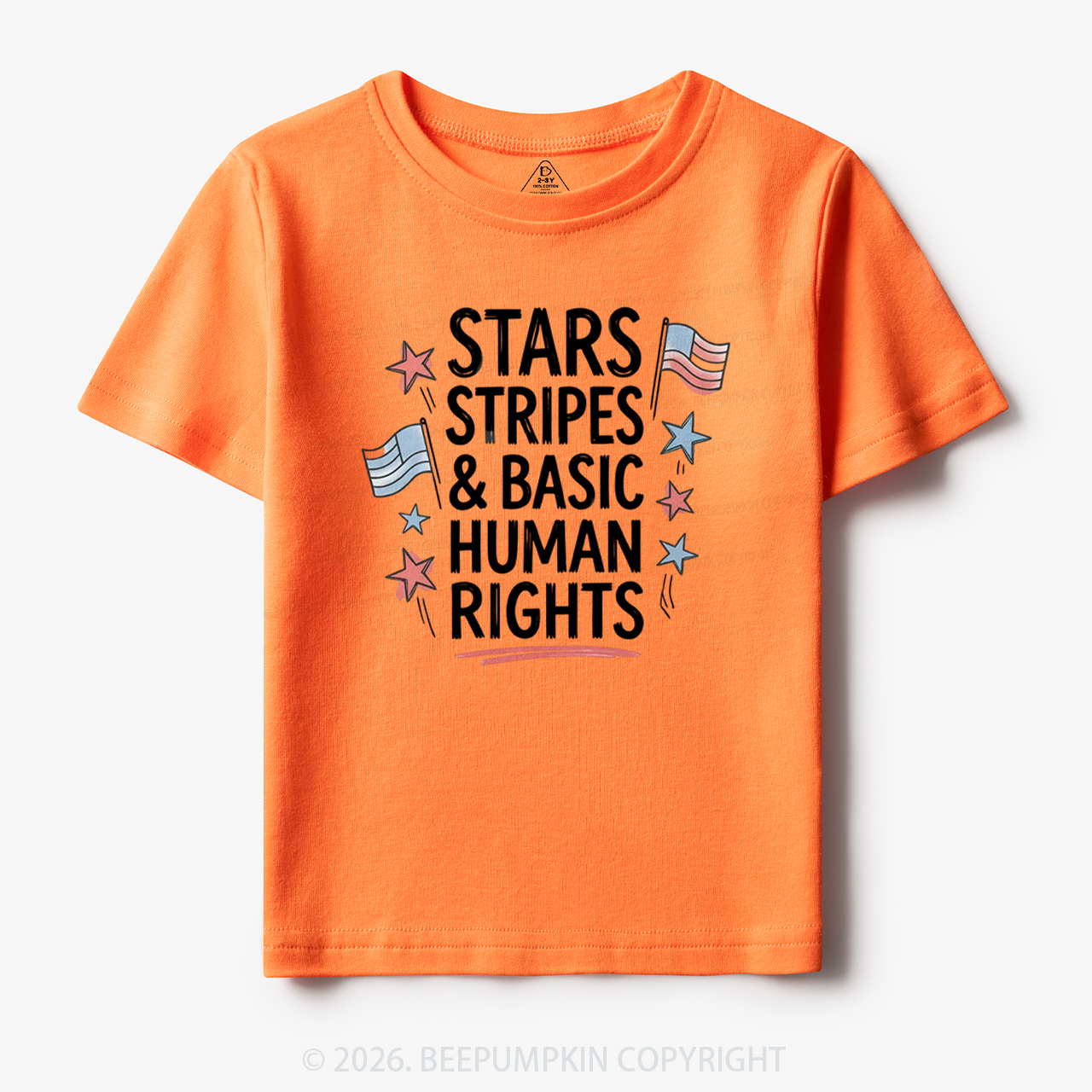 Stars Stripes Patriotic 4th Of July Toddler&Kid's Tees