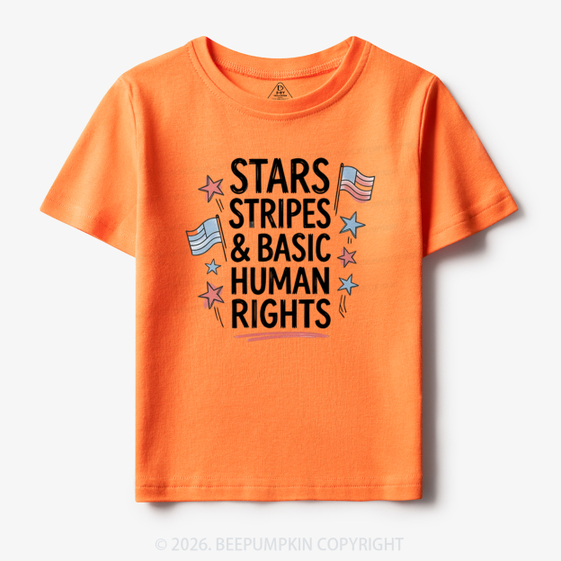 Stars Stripes Patriotic 4th Of July Toddler&Kid's Tees