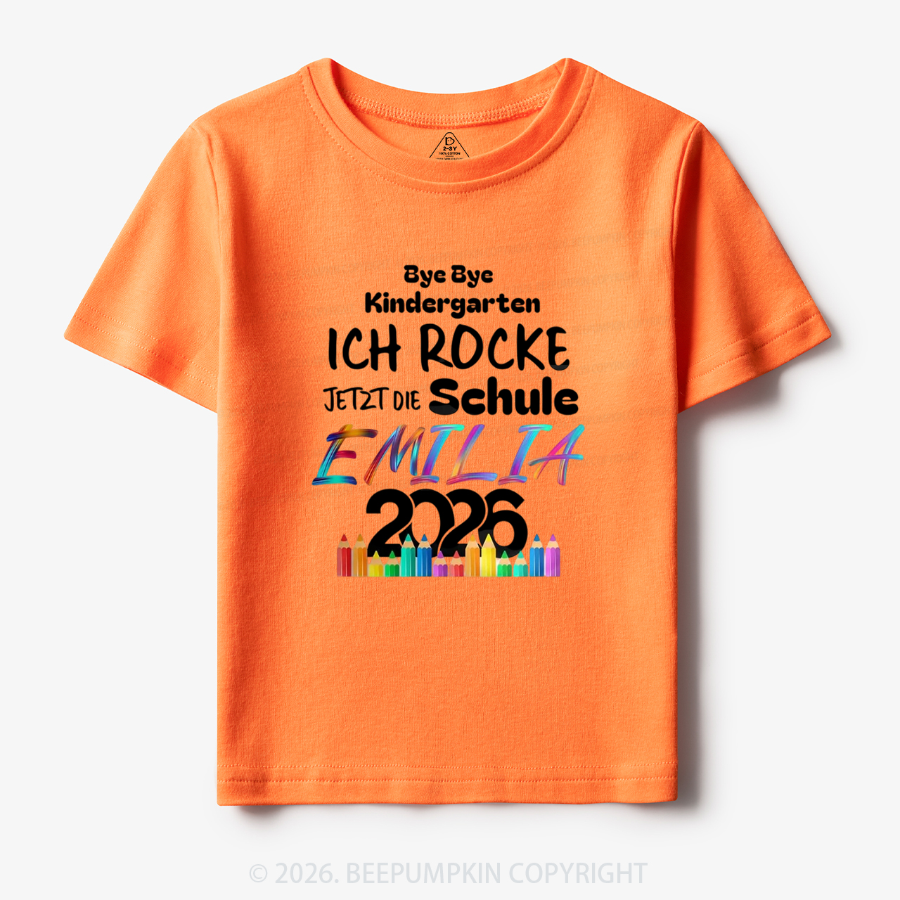 Personalized I Rock School Back To School Toddler&Kid's Tees