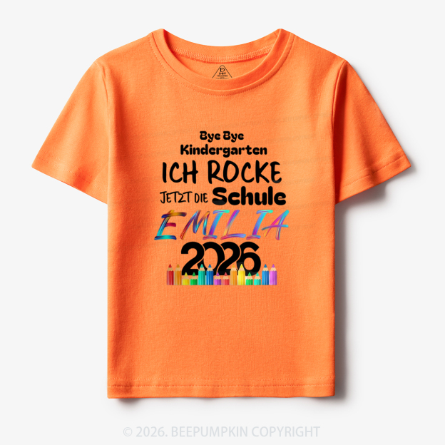 Personalized I Rock School Back To School Toddler&Kid's Tees