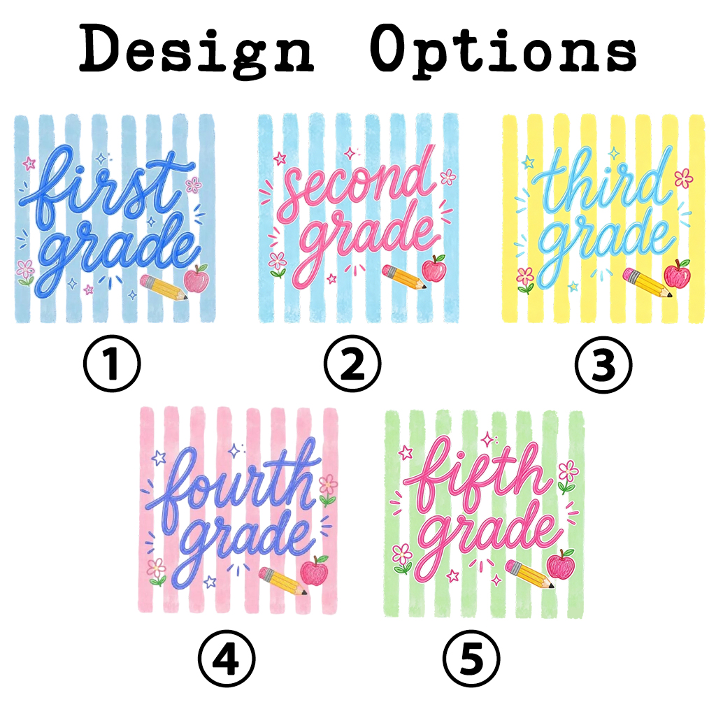 Personalized Pastel Classroom Grade Toddler&Kid's Tees