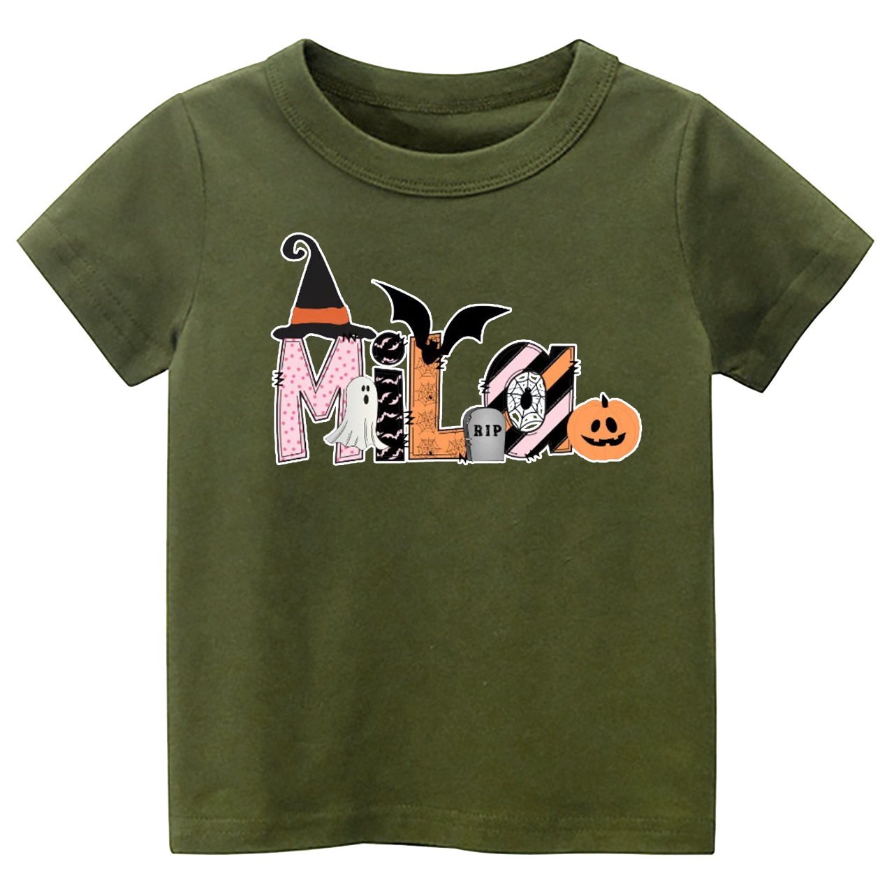 Personalized Halloween Name Kids Shirt 