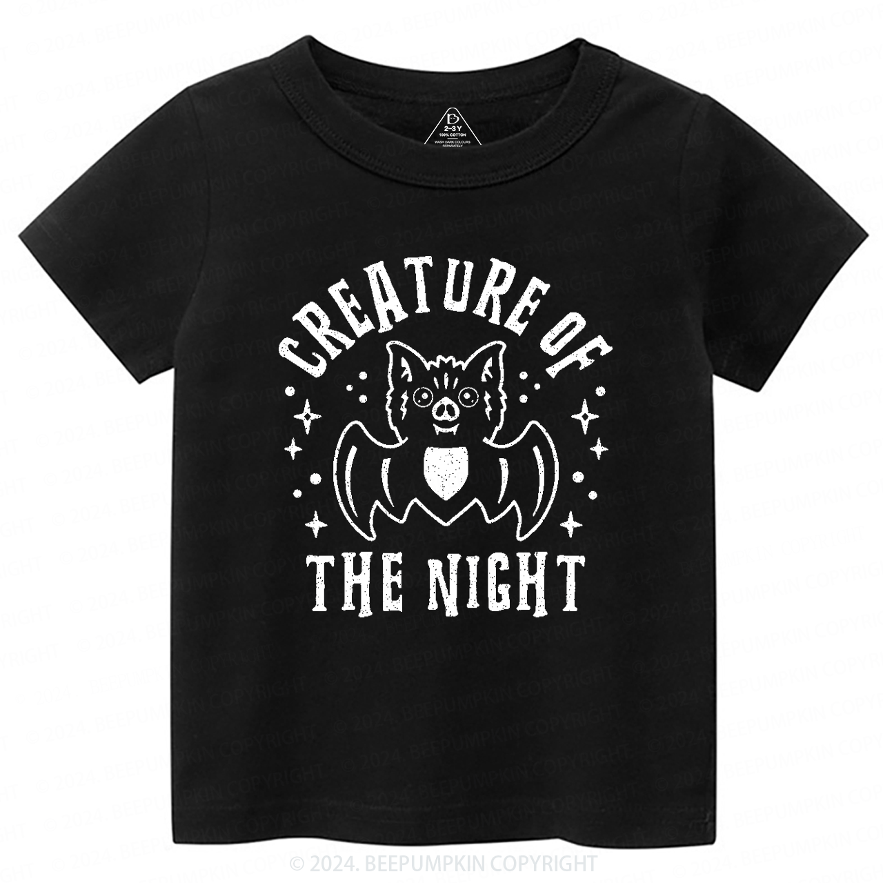 Creature Of The Night Halloween Toddler&Kids Tees 