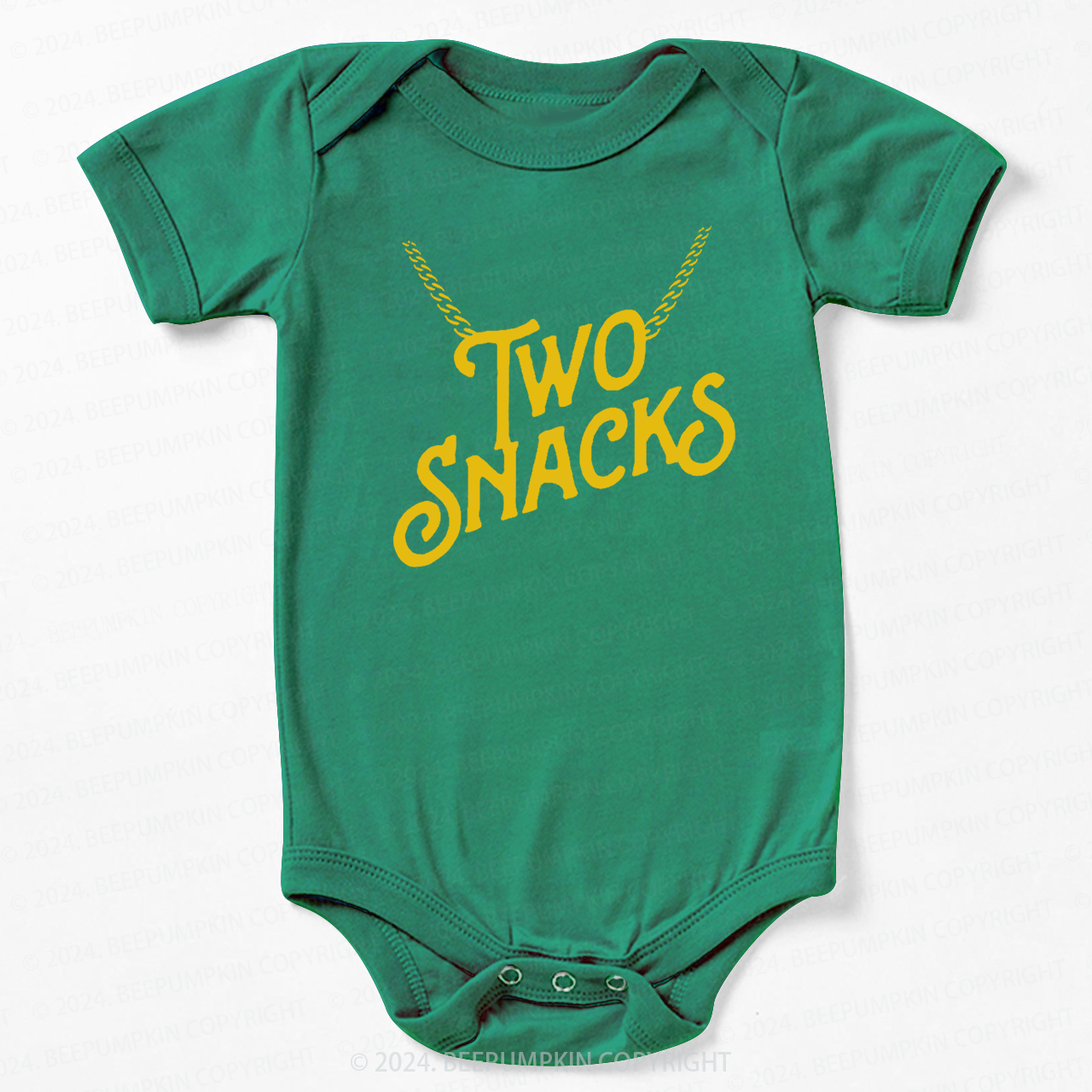 Two Snacks Bodysuit For Baby