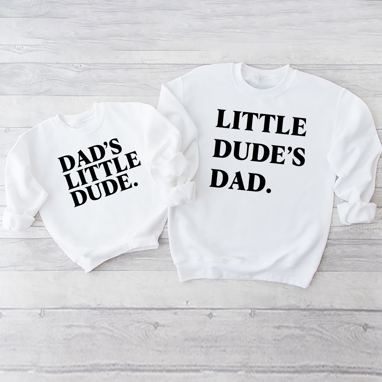 Matching Dad And Me Swetshirt (Little Dude's)
