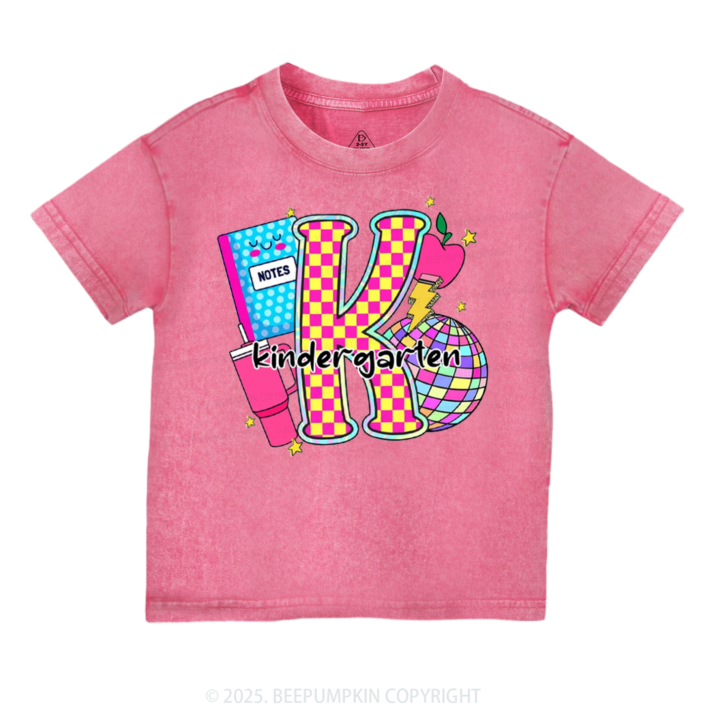 Personalized Grade Glow Collection Toddler&Kids Washed Tees