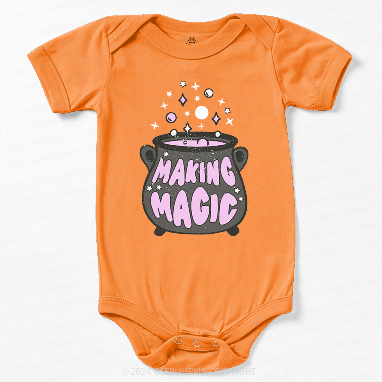 Making Magic Witch Halloween Baby Bodysuits 