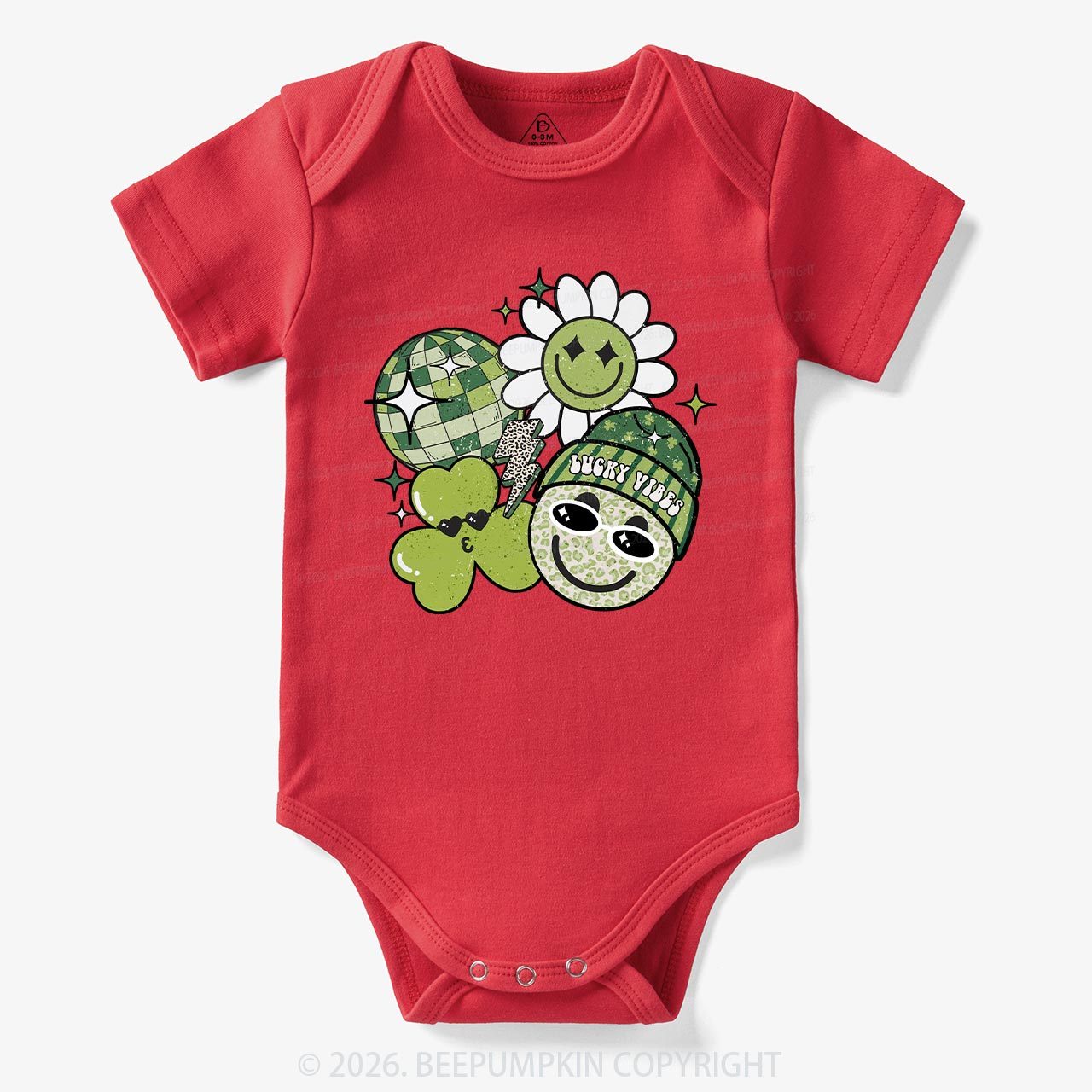 Disco Lucky Vibes Bodysuit For Baby Sale-Beepumpkin™
