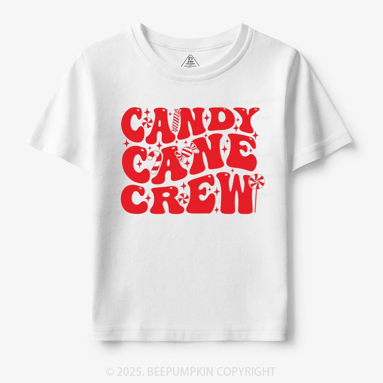 Candy Cane Crew Toddler&Kid's Tees Beepumpkin