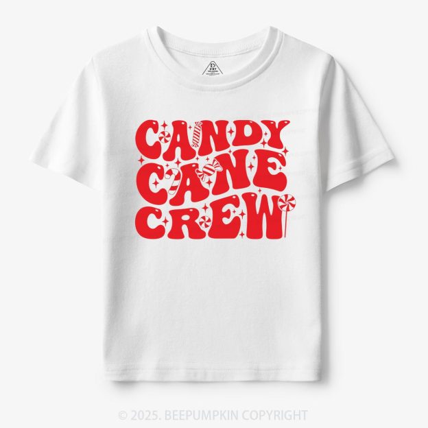 Candy Cane Crew Toddler&Kid's Tees Beepumpkin