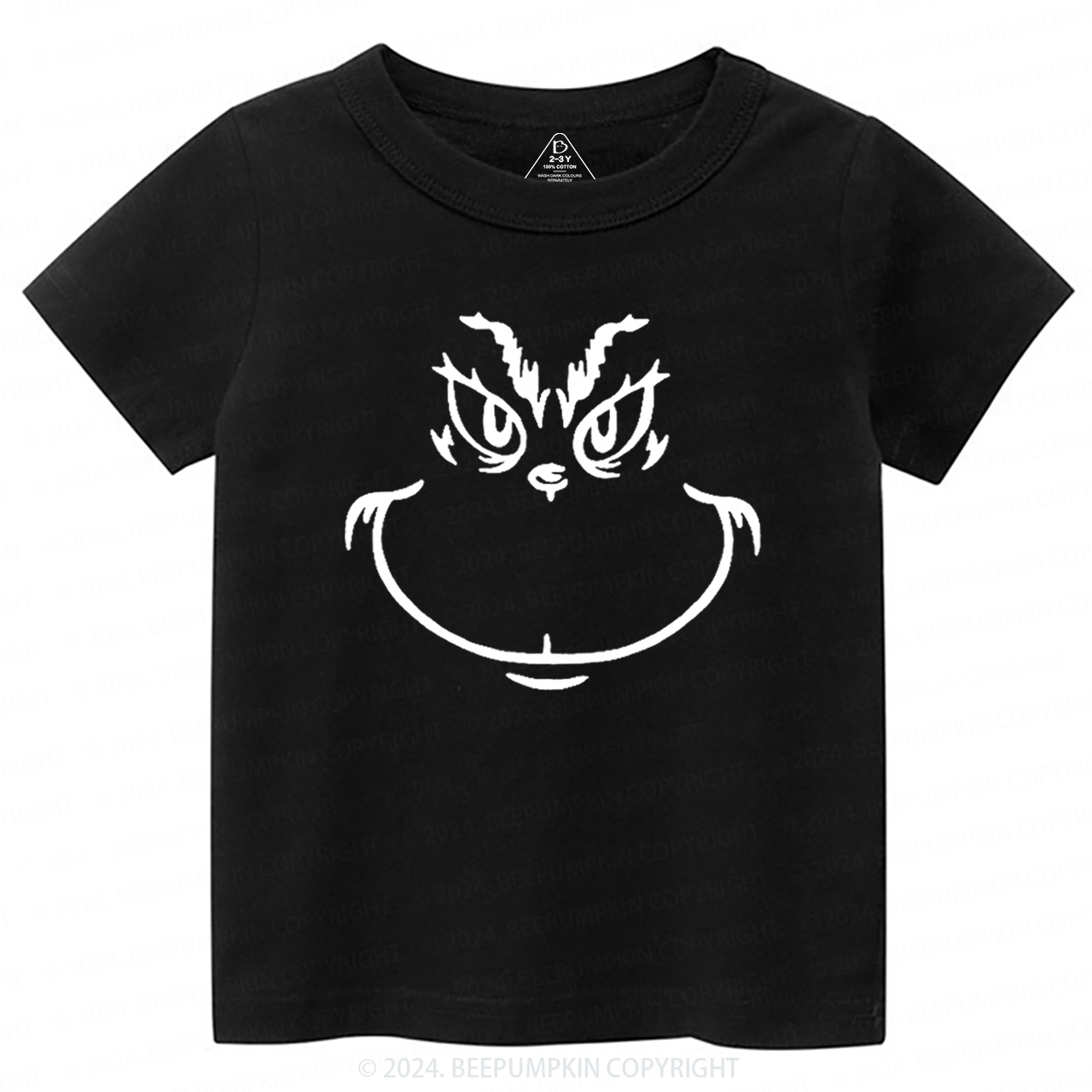 Funny Christmas Face Toddler&Kids Tees 