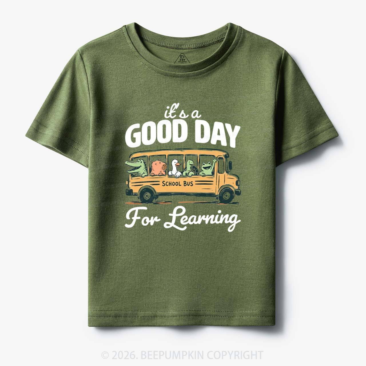 It's A Good Day For Learning Cute Animals Toddler&Kid's Tees