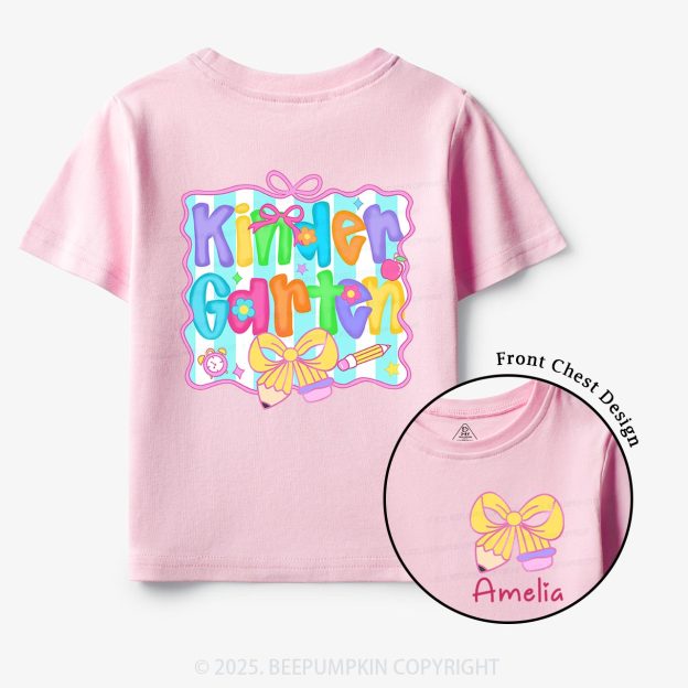 Personalized Learning in Color Toddler&Kid's Tees Beepumpkin