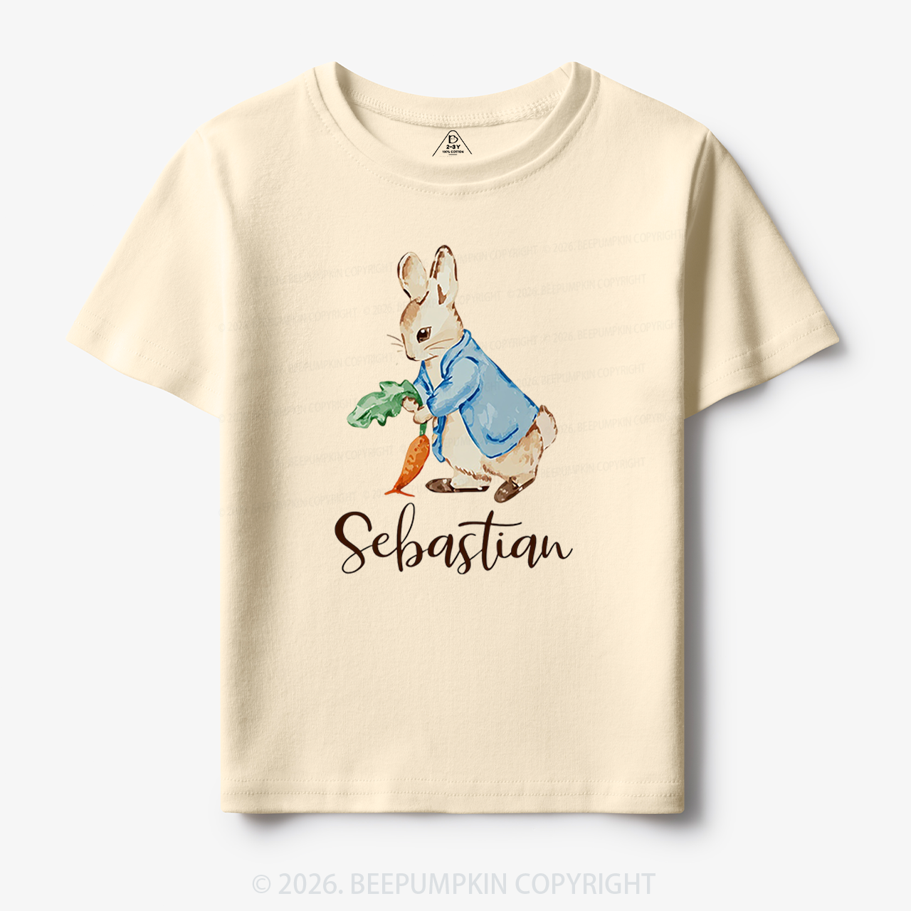 Personalized Little Bunny & Carrot Club Toddler&Kid's Tees