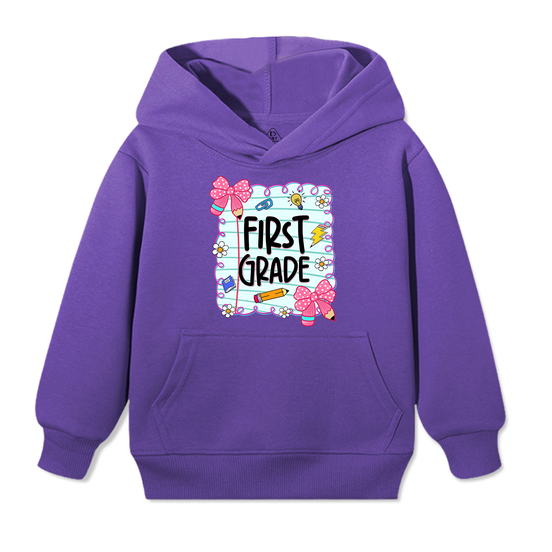 Personalized First Day Of School Kid's Hoodies Beepumpkin