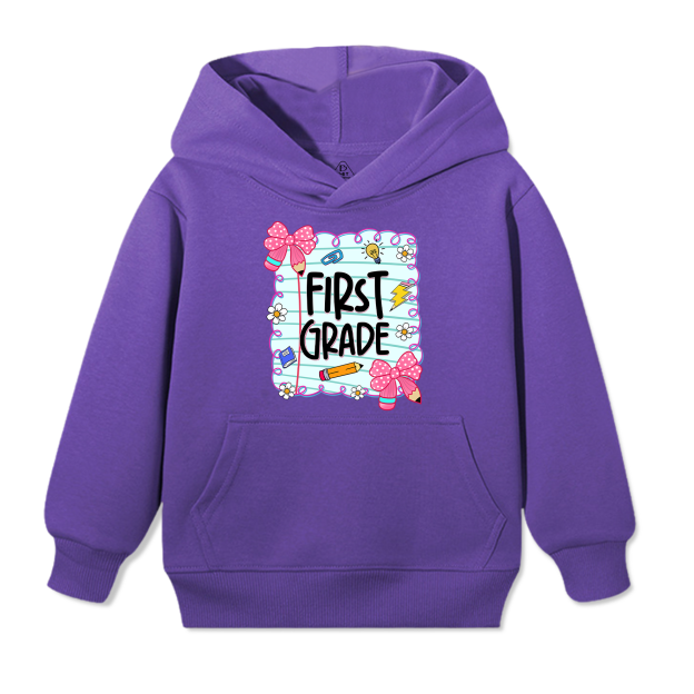 Personalized First Day Of School Kid's Hoodies Beepumpkin