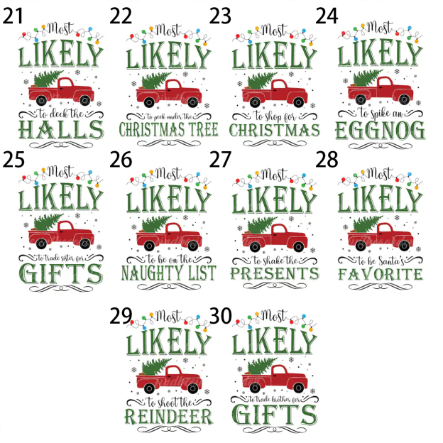 Personalized Most Likely To Shop Matching Shirts