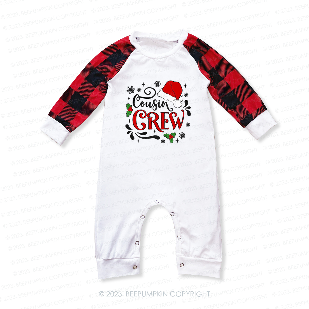 Snow Cousin Crew Christmas Family Matching Pajamas