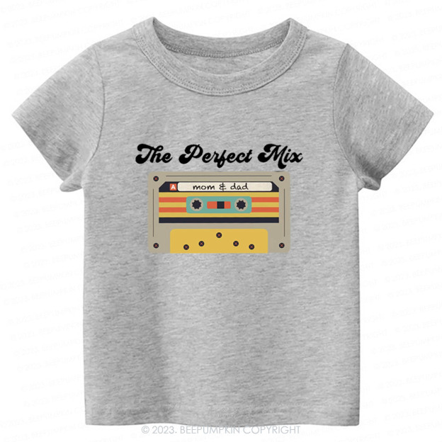 The Perfect Mix  I Love My Mom & Dad -Toddler Tees