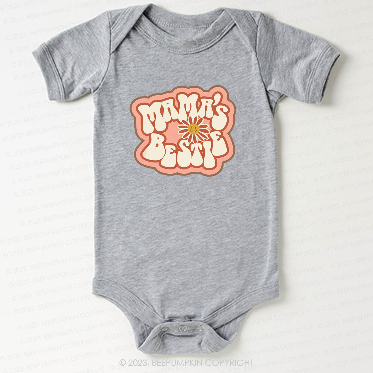Mama's Bestie Sunflower Bodysuit For Baby