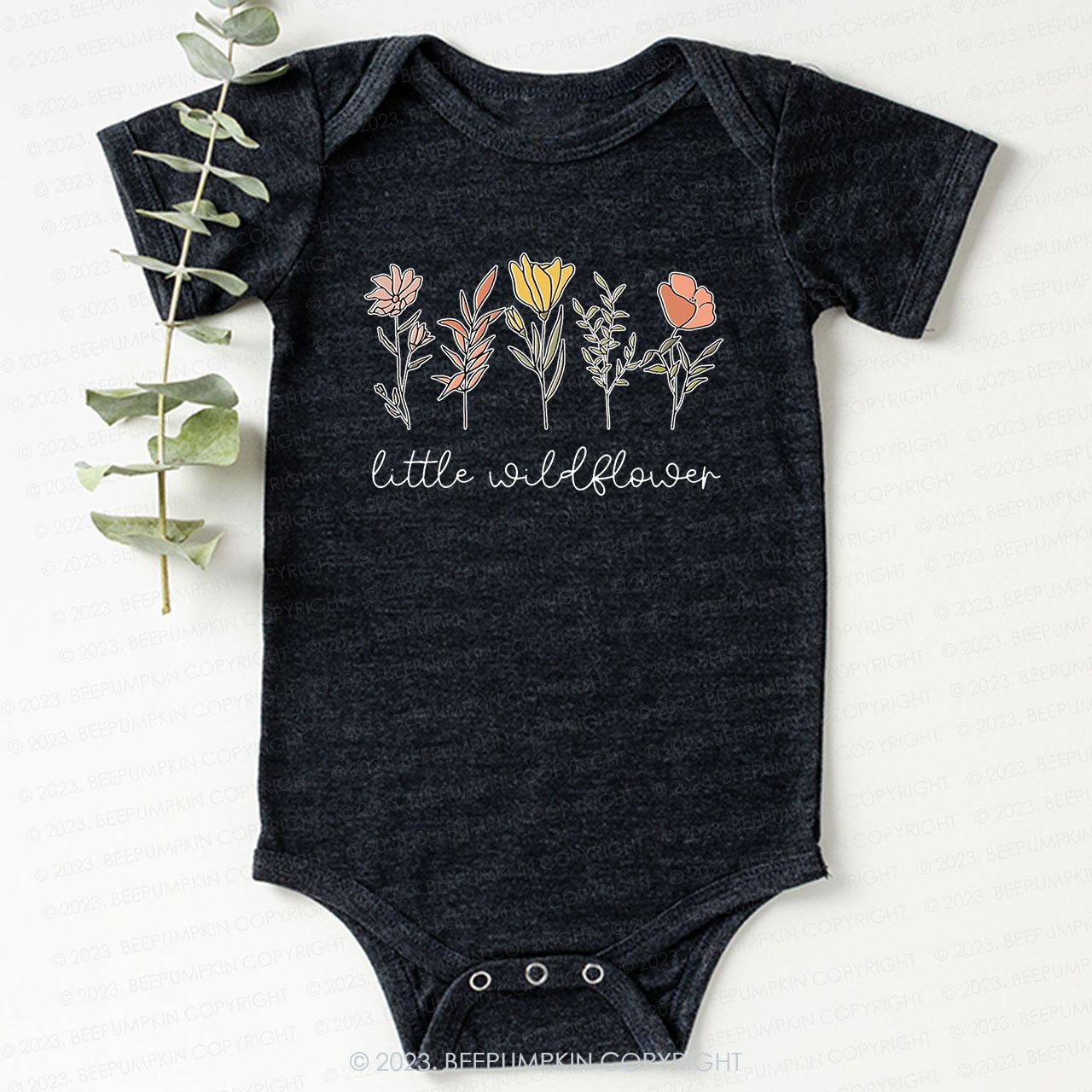 Little Wildflower Boho Bodysuit For Baby