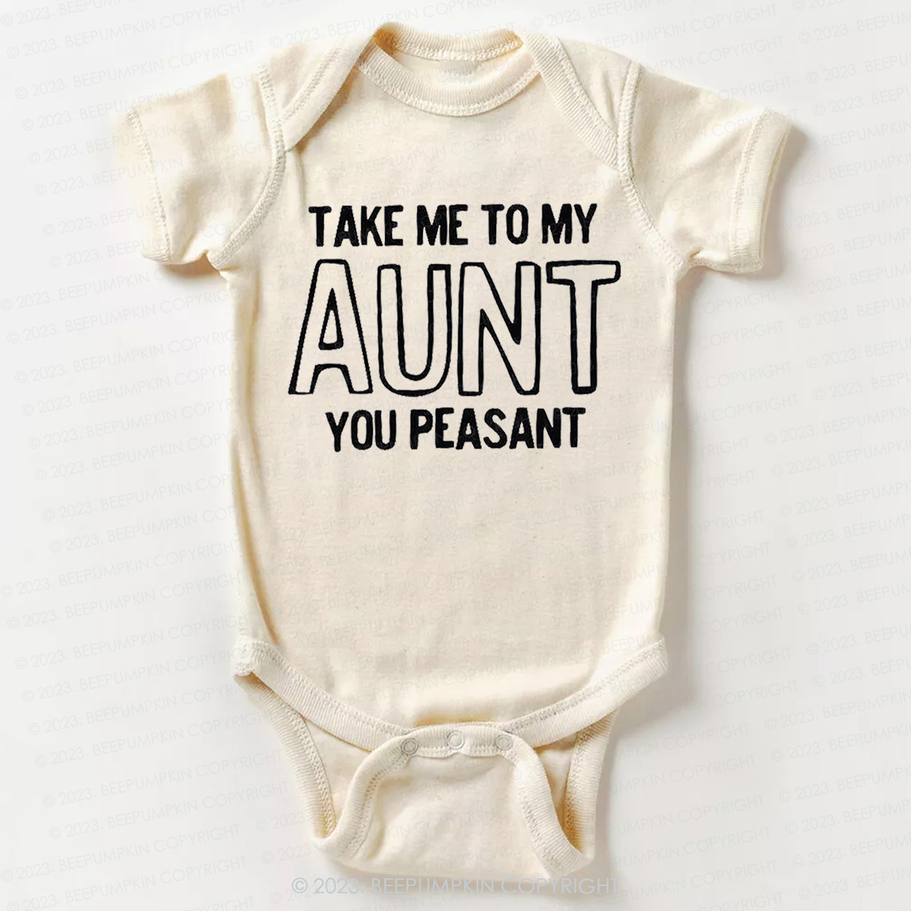 Take Me To My Aunt You Peasant Bodysuit For Baby