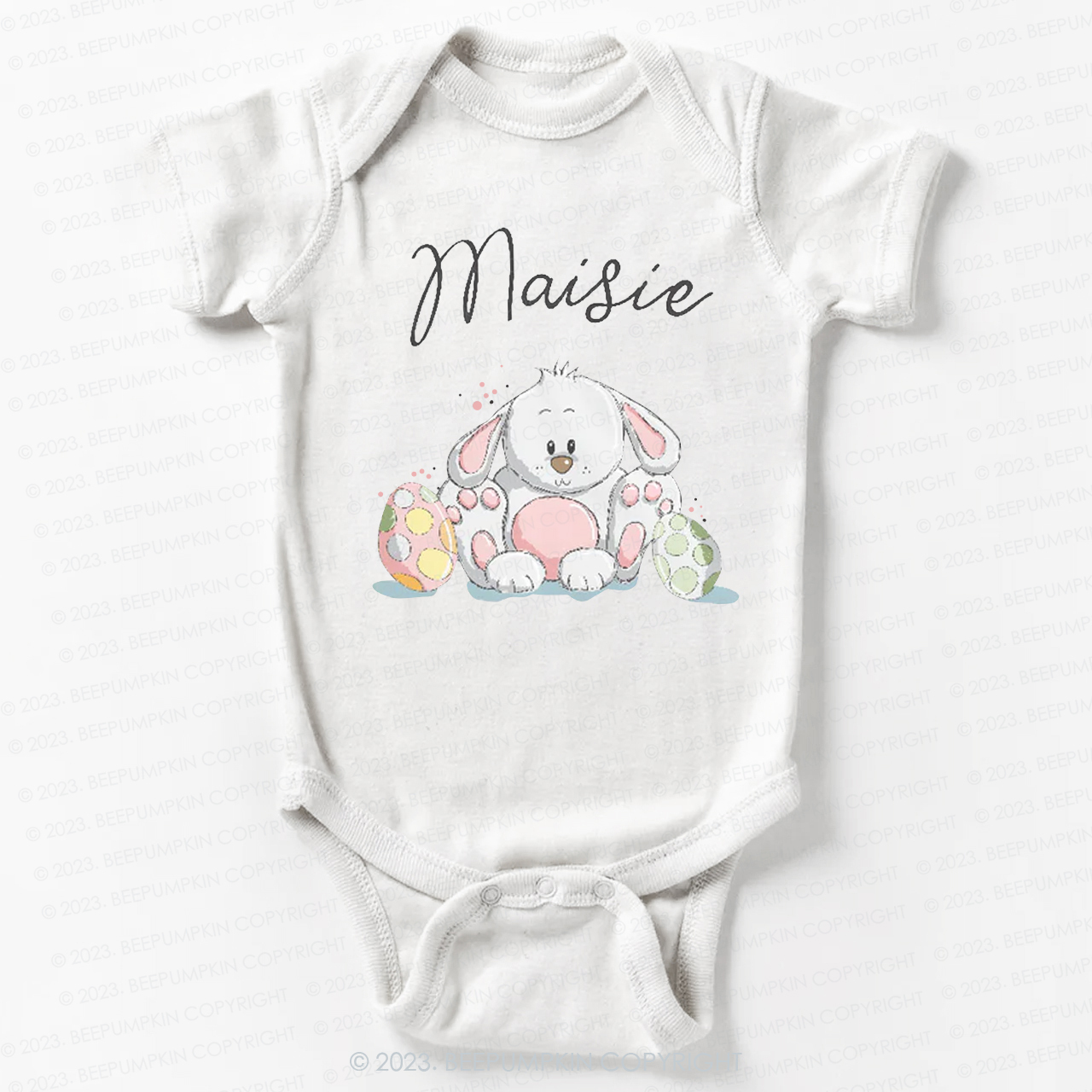 Easter Bunny And Eggs Bodysuit For Baby