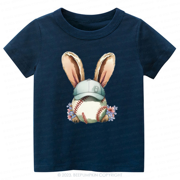 Easter Baseball Bunny  -Toddler Tees