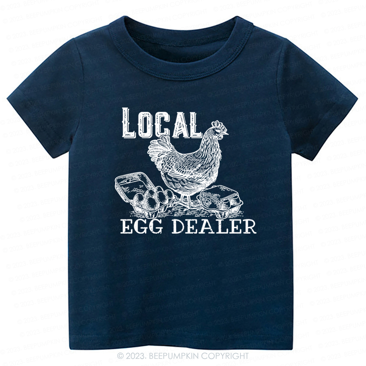 Local Egg Dealer Kids Retro -Toddler Tees