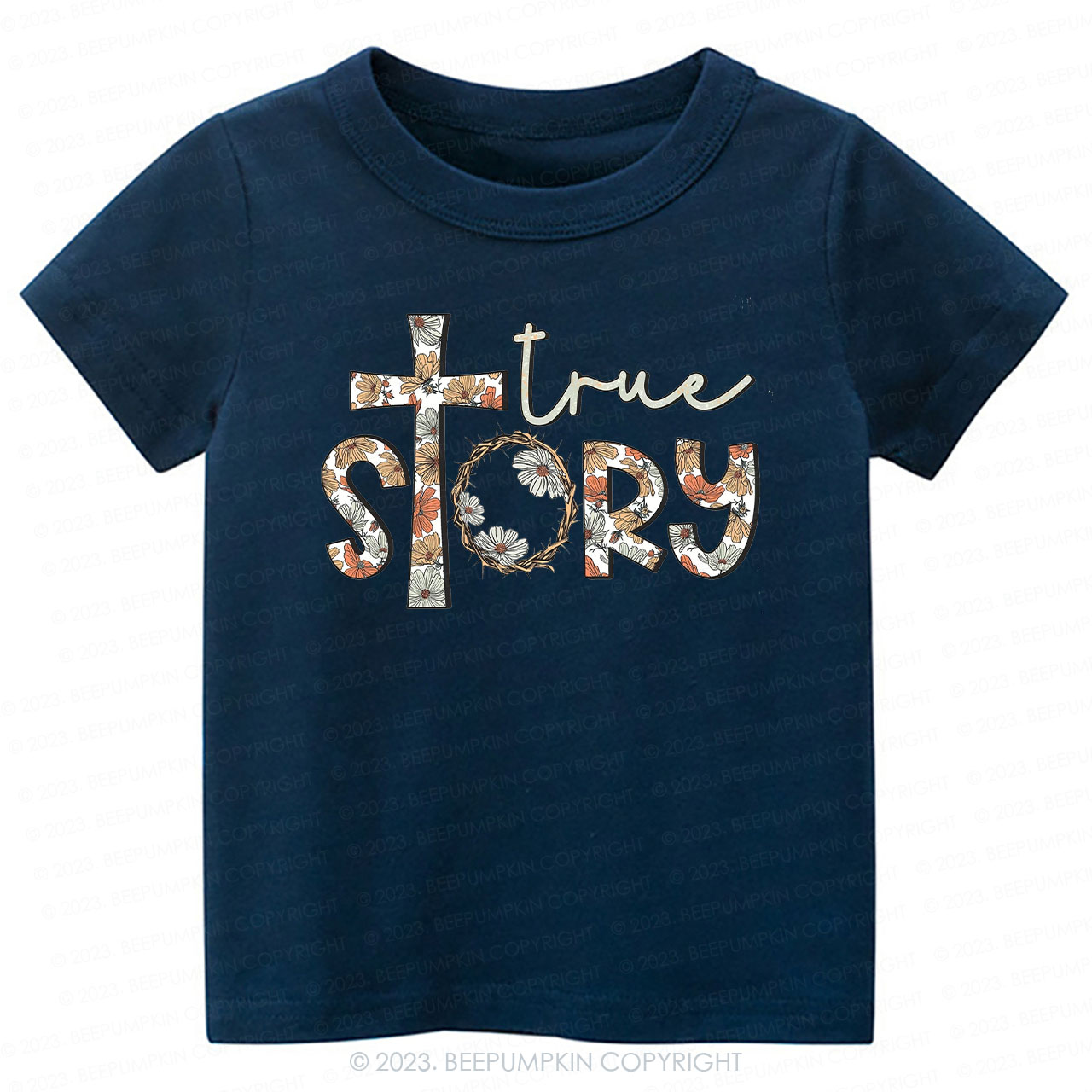 True Story Flowers Easter Toddler Tees