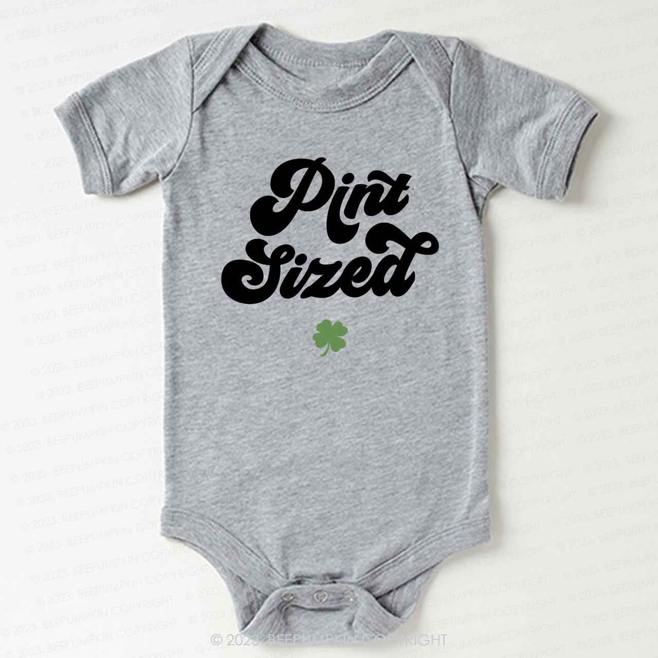 Pint Sized St.Patricks Day Bodysuit For Baby