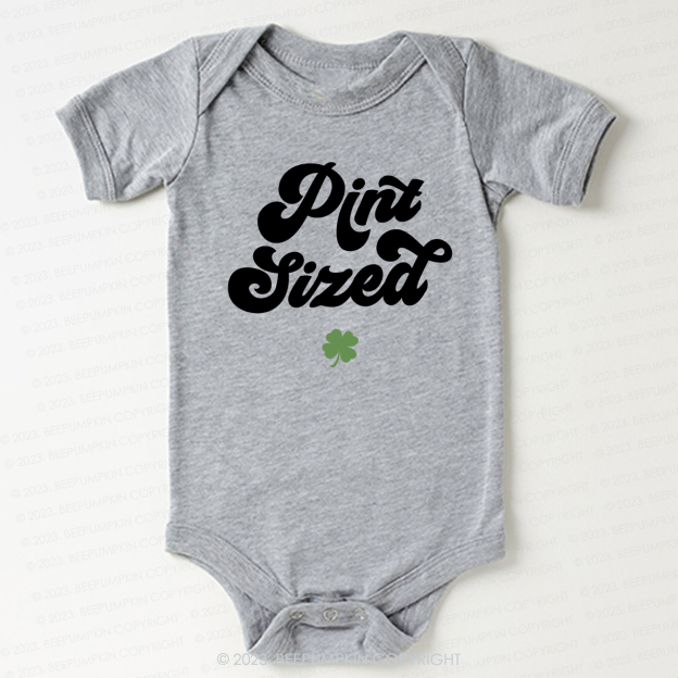 Pint Sized St.Patricks Day Bodysuit For Baby