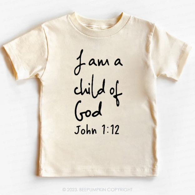 I Am A Child Of God Christian Easter-Toddler Tees