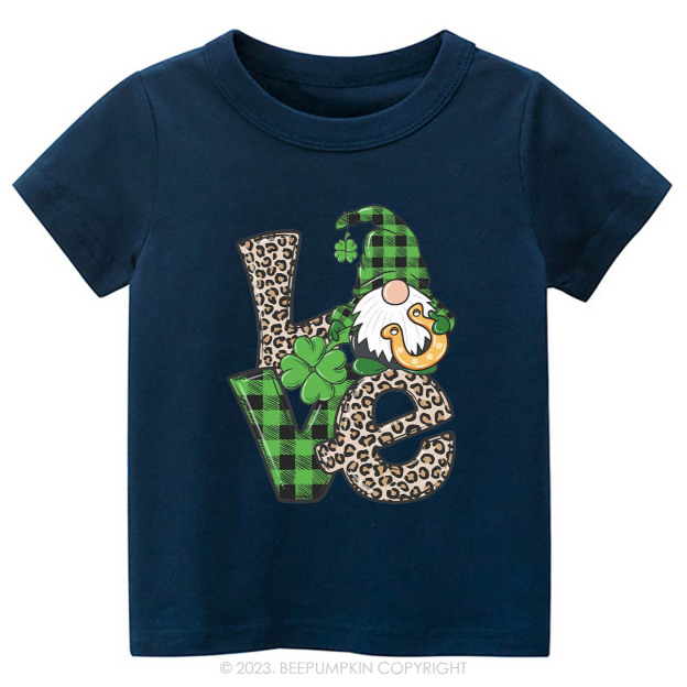 Love Gnomes St.Patricks Day -Toddler Tees